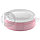 Мультифункциональное зеркало для макияжа с держателем для телефона G3 и круговой LED-подсветкой  Розовое, фото 8