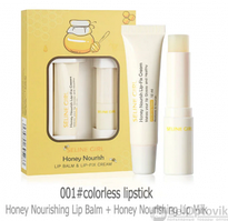 Набор для ухода за губами с экстрактом меда Honey Nourish Lip Balm  Lip-Fix Cream (бальзам  крем для губ)