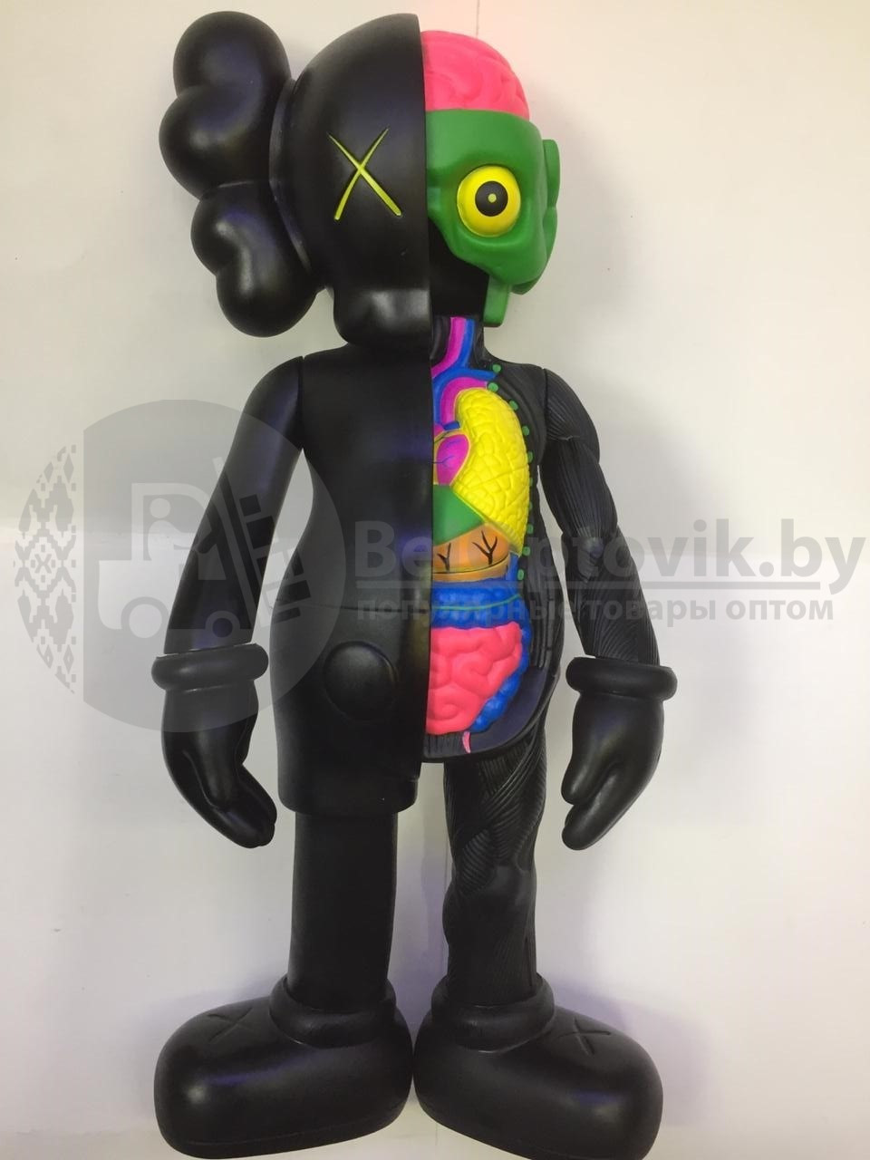 Kaws Dissected Black Игрушка 40 см - фото 3 - id-p181594803