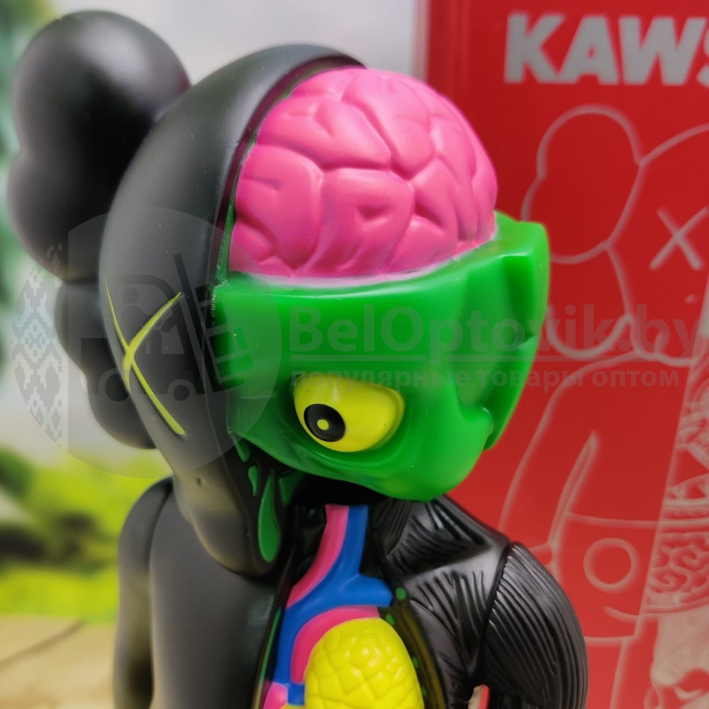 Kaws Dissected Black Игрушка 40 см - фото 6 - id-p181594803