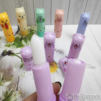 Бальзам для губ Веселые зверята LIP BALM Pet Park с фруктовыми ароматами Фиолетовый котенок с ароматом