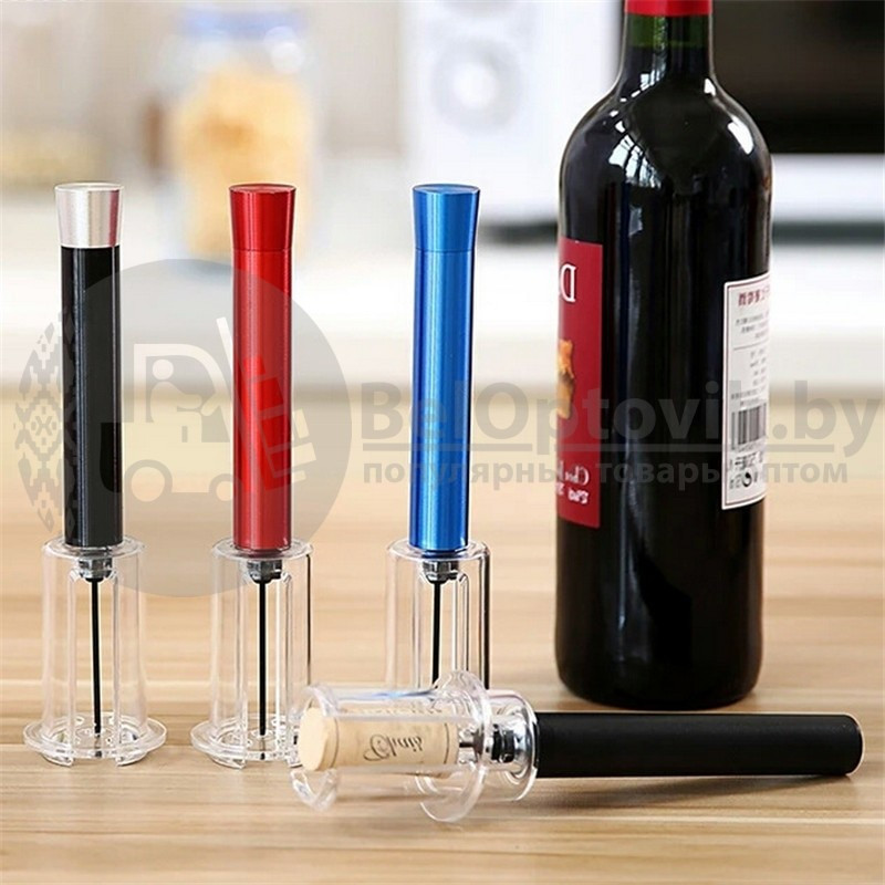 Штопор насос Vine Pop Wine opener - фото 8 - id-p181594822