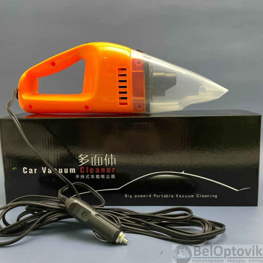 Портативный автомобильный мини пылесос Car Vacuum Cleaner (2 насадки), 100Вт - фото 7 - id-p181586292
