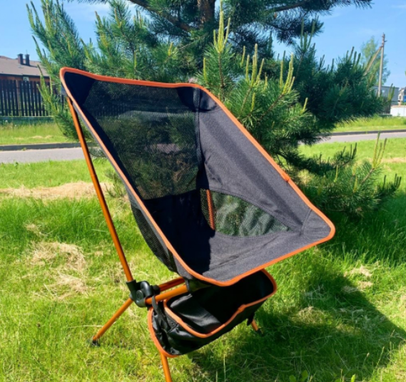 Стул туристический складной Camping chair для отдыха на природ - фото 3 - id-p181599757