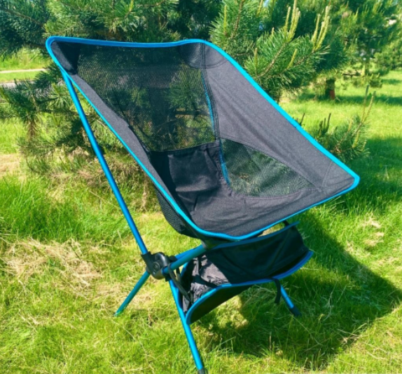 Стул туристический складной Camping chair для отдыха на природ - фото 7 - id-p181599757