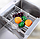 Органайзер для кухни универсальный (дуршлаг сушилка) Extendable Dish Drying, металл, пластик Темно-серый, фото 2