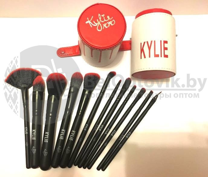 Набор кистей KYLIE в тубусе (12 кистей) White - фото 2 - id-p181594915