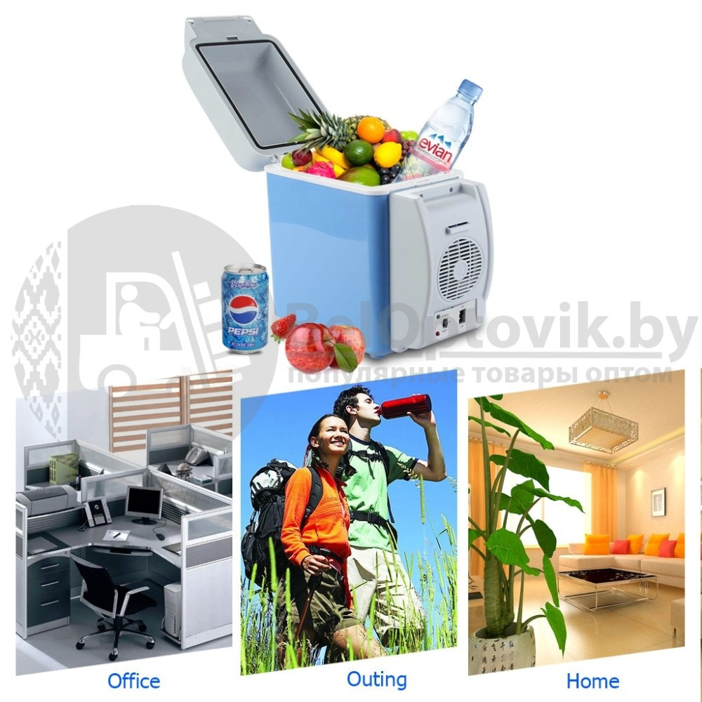 Холодильник - нагреватель автомобильный Portable Electronic Cooling Warming Refrigerators 7.5 л мини - фото 10 - id-p181593613