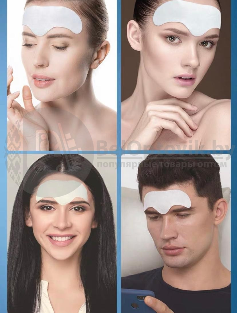 Гидрогелевый патч от морщин для области лба и переносицы TVO Hydrogel Anti-wrinkle Forehead Patch ,10g - фото 6 - id-p181589393