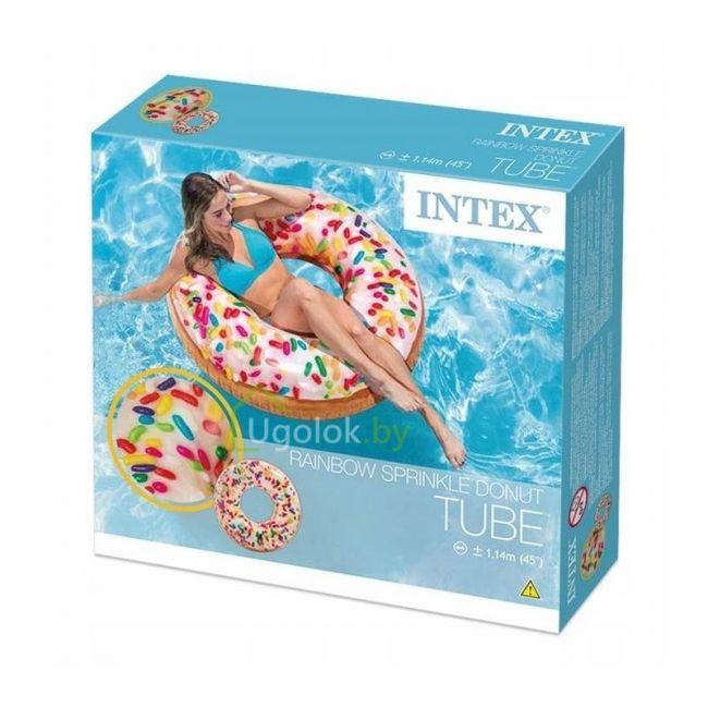 Круг надувной для плавания Intex Пончик в глазури 99x25 см - фото 3 - id-p181599771