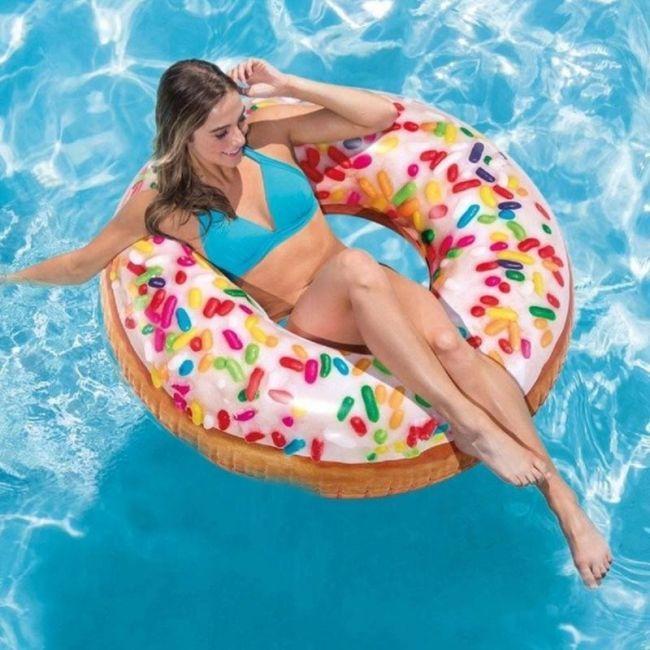 Круг надувной для плавания Intex Пончик в глазури 99x25 см - фото 1 - id-p181599771