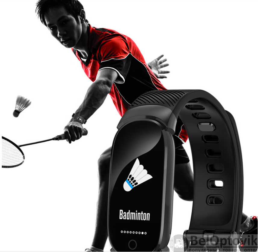 Смарт-браслет Smart Bracelet Unleach Your Run QW16 с функцией измерения артериального давления Черный - фото 8 - id-p181593708