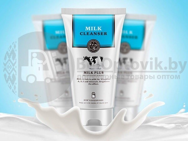 Пенка для умывания Whitening Q10 Facial Foam Milk Plus с молочным протеином и коэнзимом Q10, 100 мл. (бережное - фото 4 - id-p181593737