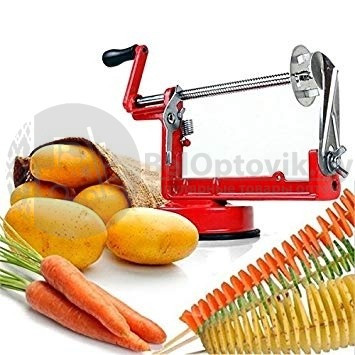 Машинка для резки картофеля спиралью Spiral Potato Slicer - фото 3 - id-p181595053