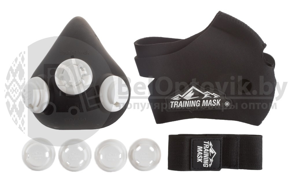 Тренировочная маска Elevation Training Mask v2.0 L (250ibs/115kgs) - фото 3 - id-p181593762