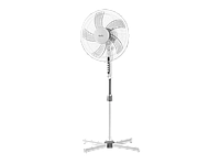 Напольный вентилятор Ballu BFF - 801 (45 Вт)