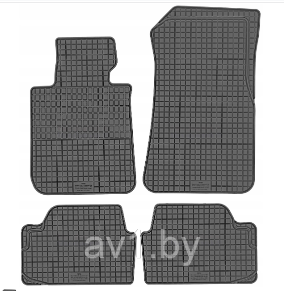 Коврики резиновые BMW 1 E81 / E82 / E87 / E88 / F20 / F21 / F22 (2004-2011 / 2011-) (Petex) - фото 1 - id-p181474055