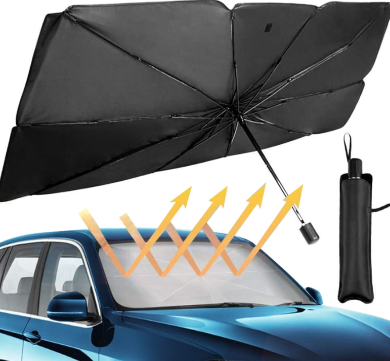 Солнцезащитный зонт для лобового стекла автомобиля
