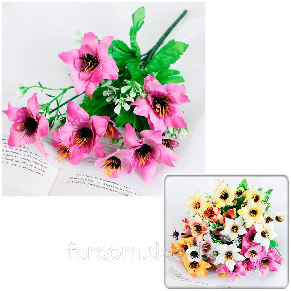 Букет искусственных цветов "Крокусы" 28 см СимаГлобал  4736438
