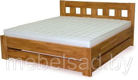 Кровать деревянная рустикальная "Кантри Люкс №23" Ш2000мм*Д2100мм - фото 1 - id-p181609912