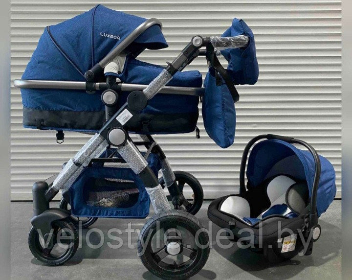 Детская коляска трансформер 3в1 Luxmom 600g - фото 6 - id-p181613888