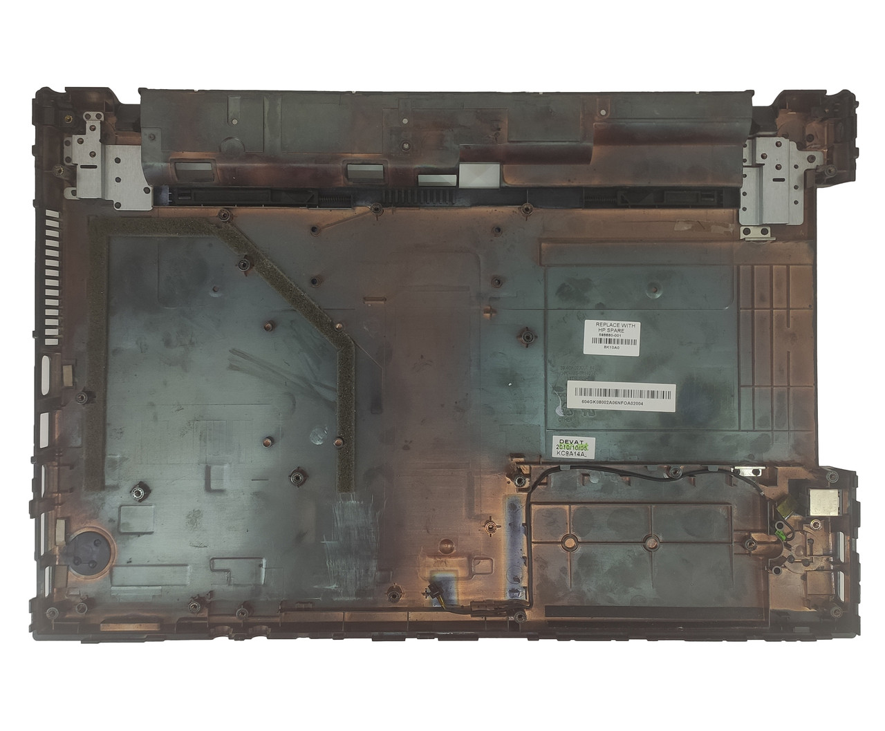 Нижняя часть корпуса HP ProBook 4520s, 4525s черная (с разбора) - фото 2 - id-p181614553