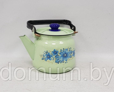 Чайник эмалированный 2,3л С2714.3С (салатовый) - фото 1 - id-p181634808