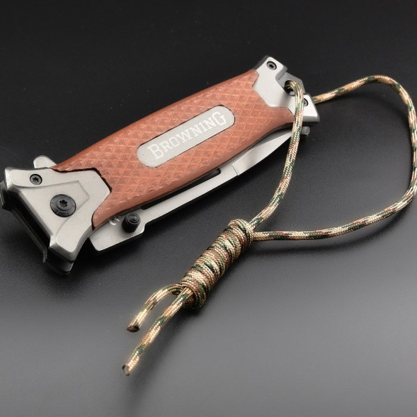 Нож Browning 364 коричневый со шнурком - фото 2 - id-p181634841