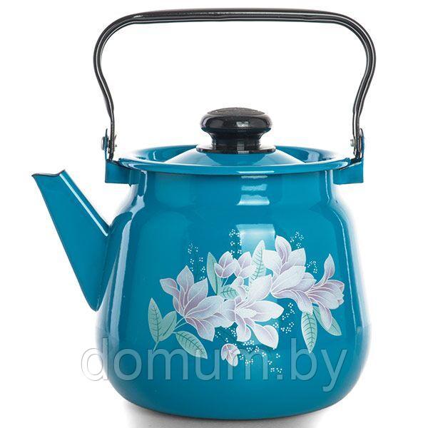 Чайник эмалированный васильковый 3.5л С2716.34 - фото 3 - id-p181634860