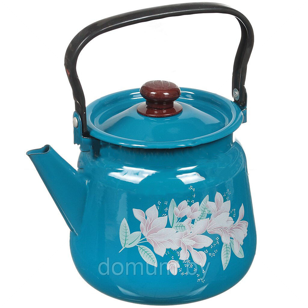 Чайник эмалированный васильковый 3.5л С2716.34 - фото 4 - id-p181634860