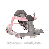 Ходунки 2в1 Lorelli Rider Pink Grey