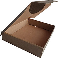 Коробка самосборная 191х155х36 мм бурая fefco 0427 из микрогофрокартона 1,5 мм Т23