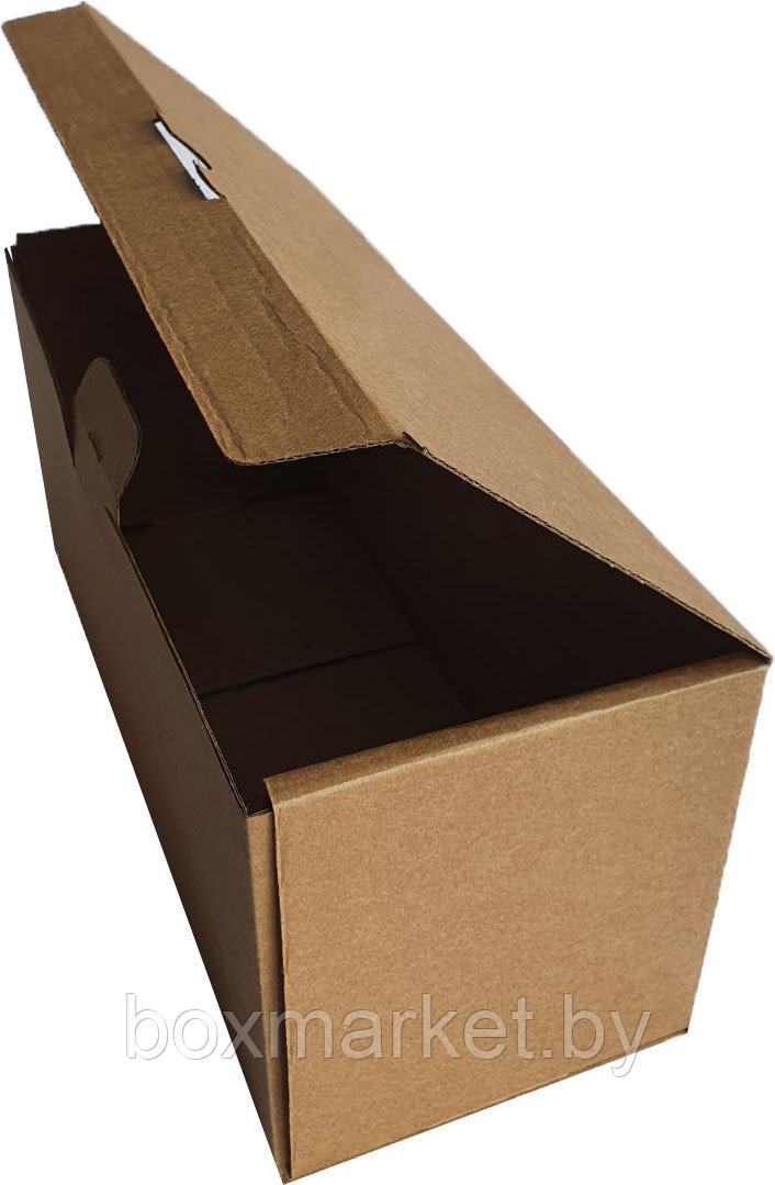 Коробка самосборная 208х83х87 мм бурая fefco 0470 из микрогофрокартона 1,5 мм Т23 - фото 1 - id-p181638474