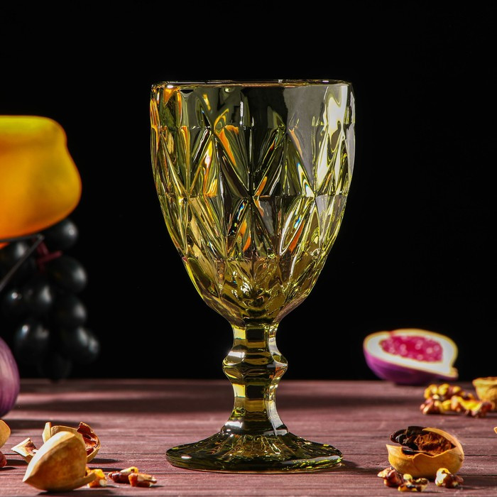Набор питьевой из стекла «Круиз», 7 предметов: кувшин 1,1 л, бокалы 300 мл, 6 шт, цвет зелёный - фото 4 - id-p181644125