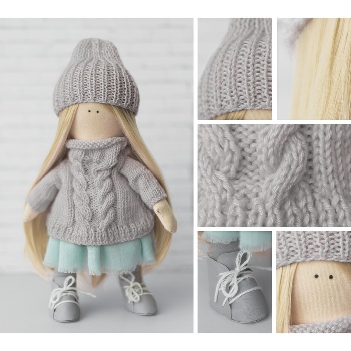 Набор для шитья. Интерьерная кукла «Лика», 30 см - фото 1 - id-p181641658