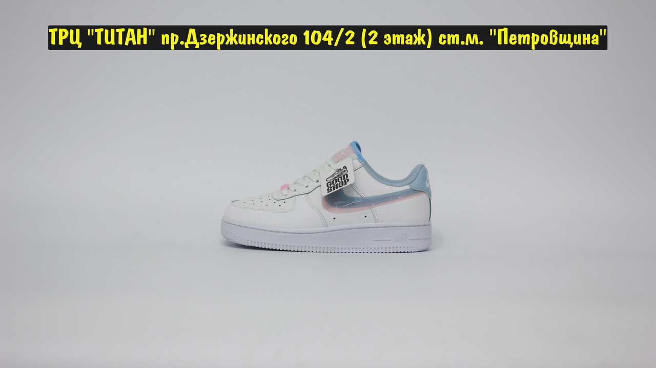 Кроссовки Nike Air Force 1`07 GS Double Swoosh - фото 3 - id-p151454402