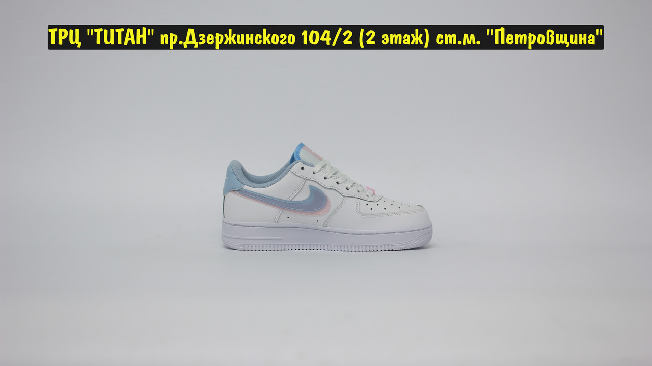 Кроссовки Nike Air Force 1`07 GS Double Swoosh - фото 5 - id-p151454402