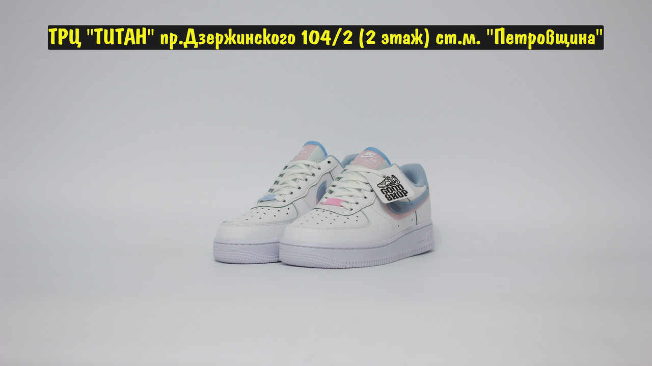 Кроссовки Nike Air Force 1`07 GS Double Swoosh - фото 2 - id-p151454402