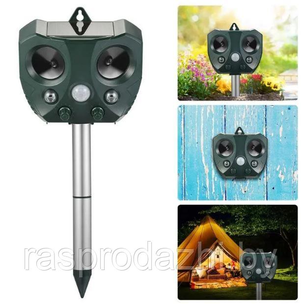 Отпугиватель собак, кошек и птиц Animal Bird repeller Solar Repeller на солнечных батареях - фото 2 - id-p181645047