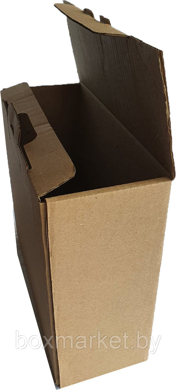 Коробка самосборная 250х100х195 мм бурая fefco 0470 из гофрокартона 3 мм Т22 - фото 1 - id-p181638479