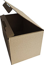 Коробка самосборная    300х175х105  мм  бурая  fefco 0470 из гофрокартона 3 мм Т22
