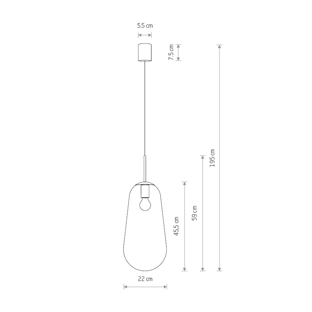 Подвесной светильник Nowodvorski Pear L 7797 - фото 2 - id-p181645470