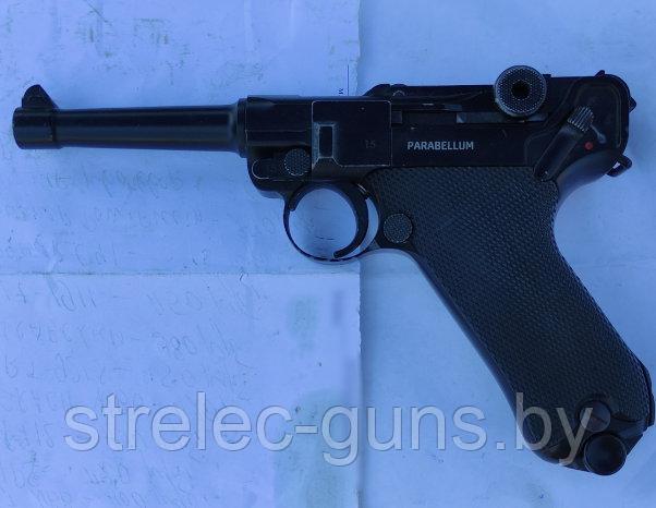 Пистолет  Parabellum, бывший пневматический пистолет, фирмы Gletcher.