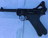 Пистолет  Parabellum, бывший пневматический пистолет, фирмы Gletcher., фото 3