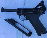 Пистолет  Parabellum, бывший пневматический пистолет, фирмы Gletcher., фото 4