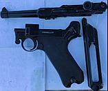 Пистолет  Parabellum, бывший пневматический пистолет, фирмы Gletcher., фото 5