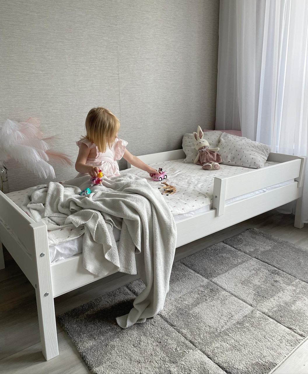 Подростковая кровать "Лотос-19" цвет белый - фото 1 - id-p181608514