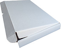 Коробка самосборная 365 х 284 х 32 мм белая fefco 0427 из гофрокартона 3 мм Т23