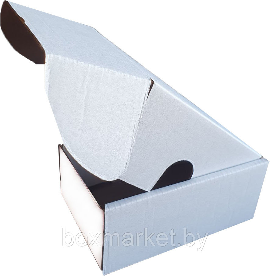 Коробка самосборная 75 х 115 х 55 мм белая fefco 0427 из микрогофрокартона 1,5 мм Т23 - фото 1 - id-p181638325