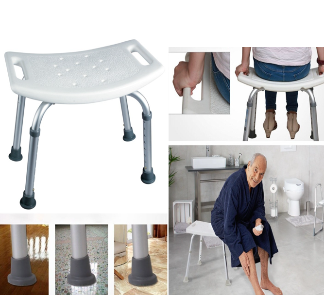 Поддерживающий стул для ванной и душа ТИТАН (складной, регулируемый) - фото 2 - id-p181659333